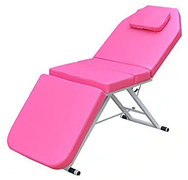CuCummoo Lit mobile pliable - Table de massage thérapeutique - Lit cosmétique portable - Hauteur réglable - Table de massage - Lit de beauté - Salon de tatouage - Spa