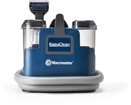 Vacmaster EasyClean Up Spot Cleaner – Light and Compact Carpet Stain Remover. Removes Spills, Stains and Pet Mess from Carpet, Stairs & Upholstery. 1.6L Capacity, Cleaning Solution & 2-Year Guarantee