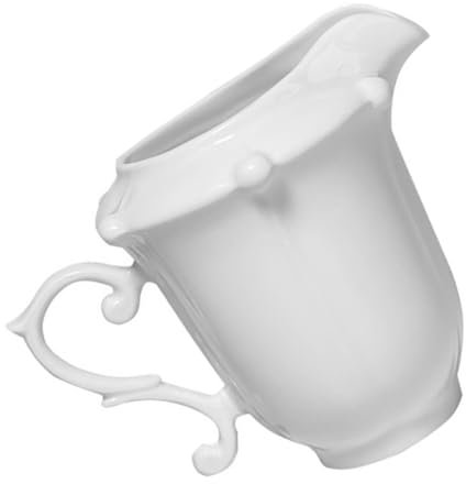 MAGICLULU Jarra Pequeña de Cerámica con Espumador Suave Y Fácil de Limpiar