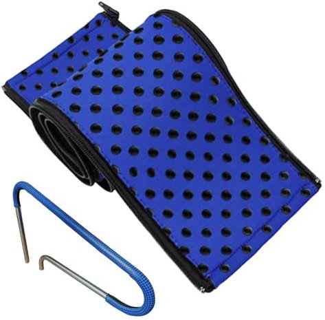 Cubierta para piscina en el suelo, cubierta de pasamanos para piscina, pasamanos de escalera antideslizante, para dormir con cremallera, reservas de seguridad para principiantes, jóvenes, personas