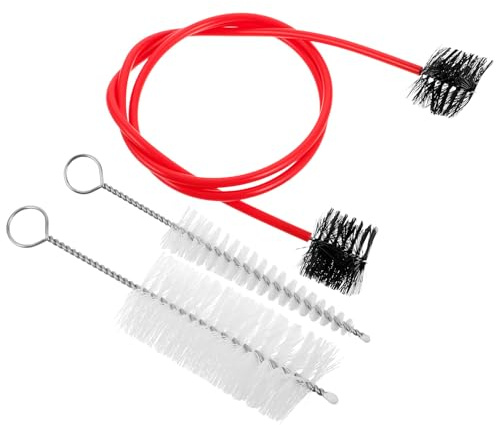 MAGICLULU Reinigungsset für Saxophon und Blasinstrumente mit Mundstückbürste und Schalllochbürste aus Kunststoff Flexibler Feder Vielseitig Einsetzbar für Musiker