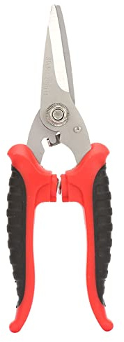 Forbici multifunzionali, forbici per elettricista giardino in lamiera d'acciaio 3CR13 con lama a dente di