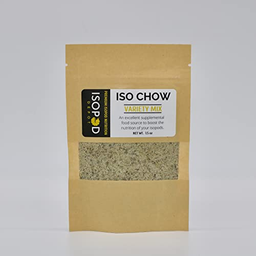 Isopod Depot Iso Chow Variety Mix Blend 1.5 oz - Isopod Food & Springtail Food