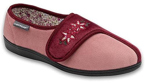 DUNLOP Ladies Slipper Honor II - Dark Rose/Dusky Pink - UK 4