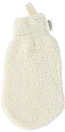 OMNIA BOTANICA - Guanto morbido in fibra di bambù - Massaggio del corpo delicatamente - Pulizia perfetta della pelle - Guanto da bagno - Spa - Esfoliazione delicata