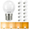 Linkind Dimmbar LED E27 Glühbirne 4.2W (ersetzt 40W) G45/P45 Klein Lampe, 2700K Warmweiß 470LM 240° E27 Energiesparlampe für Tischlampe, Stehlampe, 10%-100% dimmbar, 12 Stück