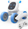 PRANITE Robot Juguete, Robot Teledirigido Inteligente con Expresión LED, Grabación, Tacto, Música, Recargable Interactivos Robotizado Regalos para niños y niñas