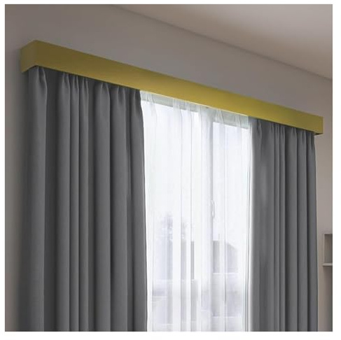 Heavy Duty Ceiling Mount Curtain Track System - Sliding Rail for Room Divider - Ideal for Living Room, Bedroom, Kitchen
