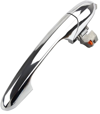 DOCAS Dörrhandtag, ytterhandtag utomhus fram höger 735451696 735485874 kompatibel med Fiat 500 500C 312 2007–2020 glänsande krom