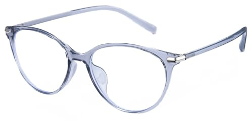 Cyxus Blue Light Glasses for Men Women Reduce Eye Strain UV Blocking for Computer Screen 8322 (Grey)