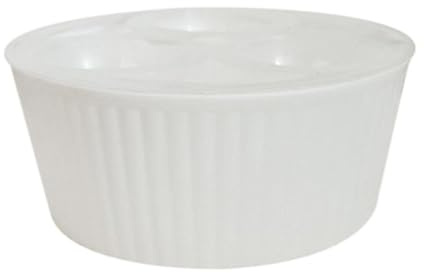 MFMEXUL Vaso per La Coltivazione di Bulbi di Giacinti E Narcisi, Facile da Usare, 3 Fori, Ideale, Bianco