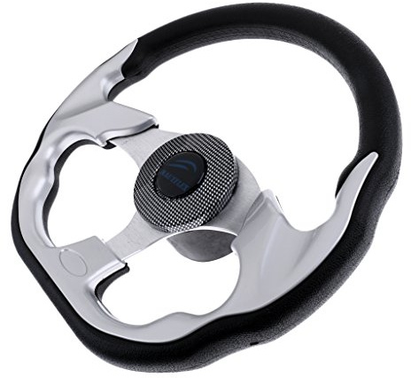 B Baosity 310mm Volante De Barco De 3 Radios Y Agarre De Espuma Suave Para Embarcaciones Marinas Yate Lancha Rápida Costilla Accesorios