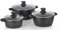 CosyChef Nessie 3er KochTopf Set, 20-24-28 cm, 6-teiliges Kochtopfset mit Glasdeckel und Antihaftbeschichtung - Geeignet für alle Herdarten, auch Induktion - PFOA-frei