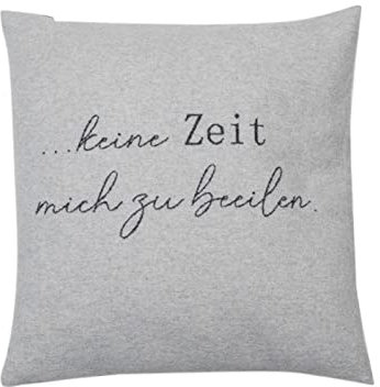 David Fussenegger Kissenhülle Keine Zeit... Filz, 50x50 cm