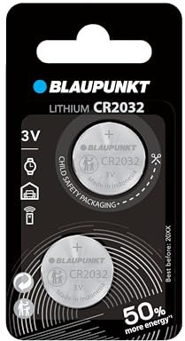 Blaupunkt Lithium Coin CR2032 Knopfzelle 2 Stück im Blister