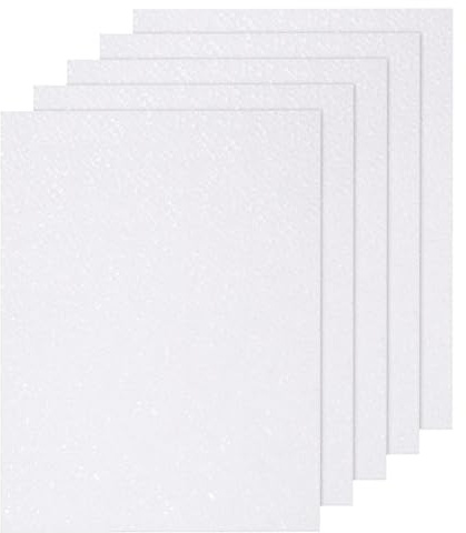QUARKZMAN DIY Welleneffekt-Folie 10,6 x 7,9 Zoll, Stillwasser-Texturaufkleber für Seeszenen-Puppenhausdekoration, 5er-Pack, Transparent