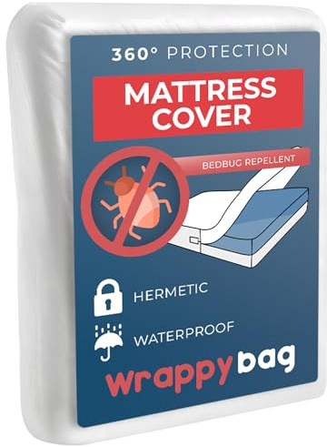 Wrappybag Funda Antichinches, Anti Chinches de Cama - Antiacaros Colchon