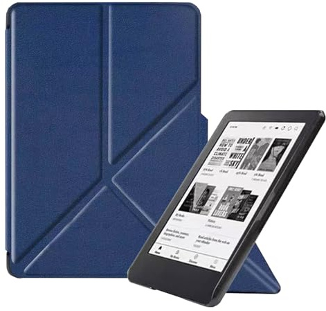 ZTAOOPOU Antichoc Housse pour KOBO Clara Colour Coque - Étui KOBO Clara BW 6 Liseuse eBook Housse avec Support Pliant Housse Protection Coque (Bleu)