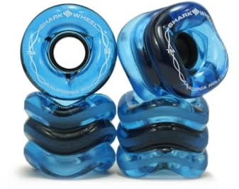 Roue Skateboard | 60mm 78a California Roll | Couleur Sapphire | Shark Wheel