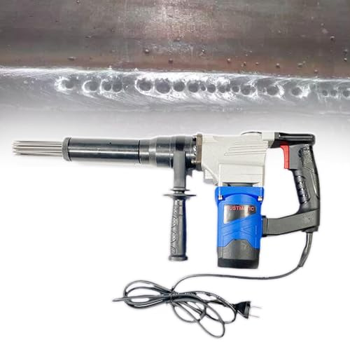 Scrostatore Elettrico Ad Aghi Pistola pneumatica per la rimozione della ruggine, elettrica, ad alta potenza, da 1100 W, per la pulizia di ruggine irregolare, sbavature metalliche e scorie di