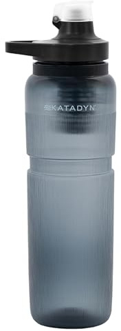 Botella Katadyn BeFree AC de 0.9 L con filtro de agua para exteriores, ultraligera | Fibra hueca y carbón activado | Para camping, senderismo, trekking y viajes | Filtración de agua portátil