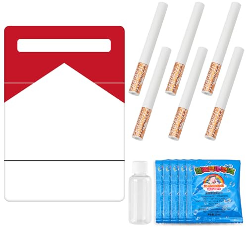 13 Pièces Jouet à Bulles pour Cigarette, Jouets à Bulles de Savon | Conception de Cigarette,Mini Machine à Bulles, avec Solution à Bulles,Jouet Anti-Stress pour fêtes,Anniversaires et Festivals