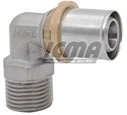 Raccordo A Pressare Curvo Maschio 1 32 X 3 Per Multistrato Icma