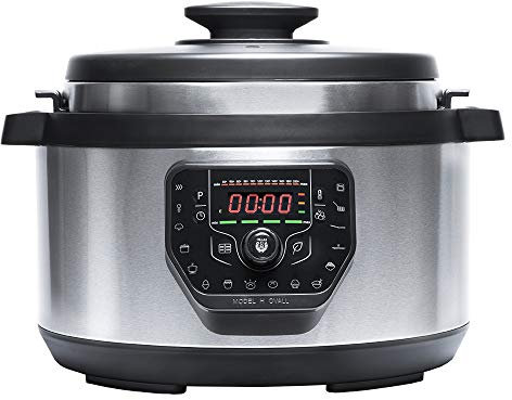 Cecotec Olla Programable GM Modelo H Ovall. 1000 W, Programable 24 horas, Capacidad 8 Litros, Sistema de cocción inteligente,Temperatura y Presión ajustable