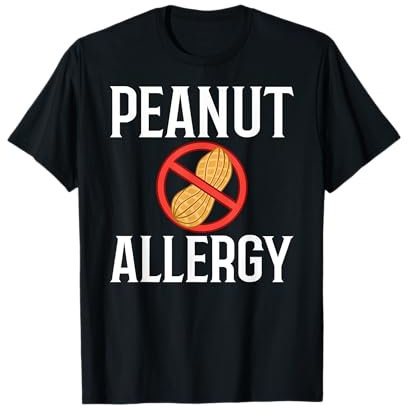 Test de signe d'allergie aux arachides Noix allergiques T-Shirt