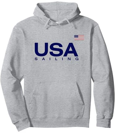 Big USA Sailing Pullover Hoodie