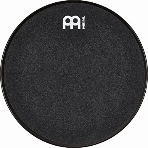 Meinl Cymbals Marshmallow Übungspad 12 Zoll (30,48cm) leises Drum Practice Pad, mittlerer Rebound, montierbar auf Becken Ständer und Stativ – Schwarz – Schlagzeug und Percussion Zubehör (MMP12BK)