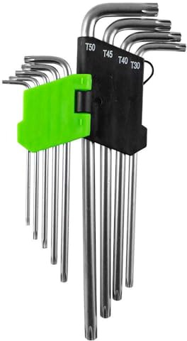 JBM SET DI 9 LLAVES TORX LARGAS