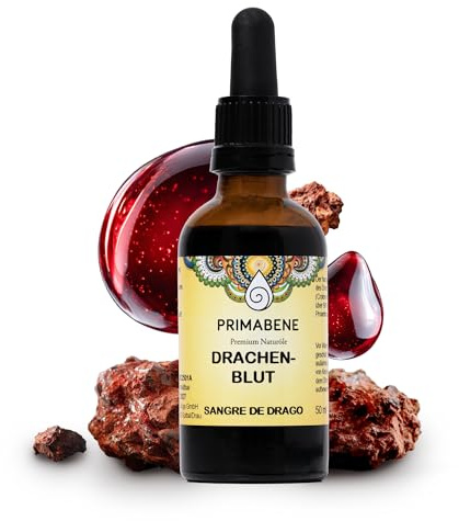 PRIMABENE Drakblodsserum 20 ml – Dragon Blood – Sangre de Drago – 90 % OPC – drakblod av naturlig trädharts från vildsamling – hudvård för människor och djur – vegan, utan alkohol och tillsatser