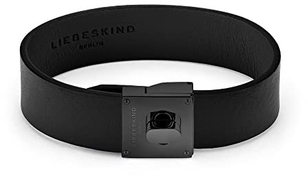 Liebeskind Berlin Lederarmband Schwarz LJ-1287-B-23