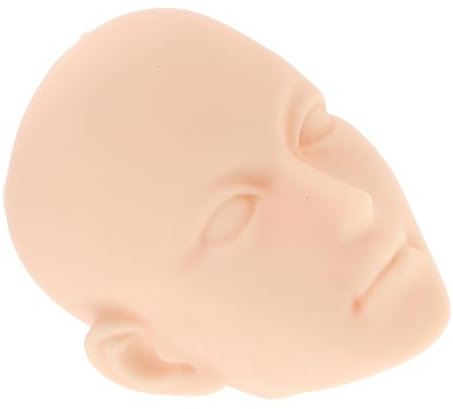 BESPORTBLE Doll Head Practice Training Head Für Make-up Austauschbare Puppenköpfe Aus Kunststoff Für Bastelprojekte Und Makeup-übungen