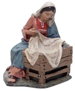 Vergine Maria | Figure misteriose |Figure del presepe |Serie 11 cm| Progettato da José Luis Mayo Decorazione natalizia |Nascita