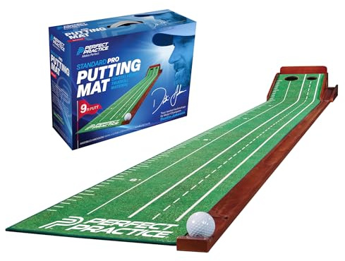Perfect Practice Tapis de putting officiel de Dustin Johnson, Mixte, Standard Edition, Standard