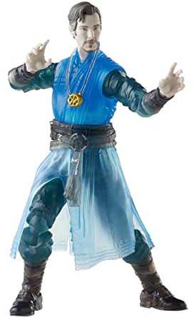 Hasbro Marvel Legends Series Doctor Strange, Figurine de Collection Doctor Strange Forme astrale MCU de 15 cm, 2 Accessoires et 2 pièces Build-A-Figure Multicolore F0370