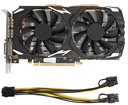 Scheda Grafica 580, capacità di Memoria da 8 GB, GDDR5 256 Bit, Supporto 8K, 16 PCI Express 3.0, con 2 Ventole di Raffreddamento, Scheda Grafica da Gioco per PC Laptop