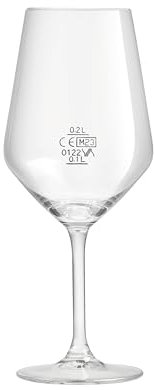 METRO Professional Copa de Burdeos Carre,apto para lavavajillas ideal para restaurantes, cristal, 53 cl, calibrada, 6 unidades