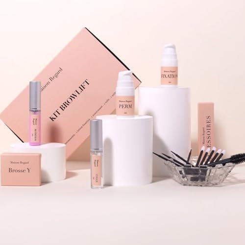 Kit Browlift pour sourcils 2025 - Tenue 6 à 8 semaines - 12 à 15 applications