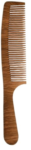 Peigne en Bois, Peignes à Cheveux Antistatique pour Hommes et Femmes, Handmade Wooden Hair Comb, Convient à Tous Types de Cheveux (L)