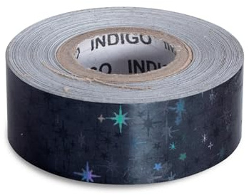 DRUNA Rollo Adhesivo STARS INDIGO 20mm*14m (Negro)