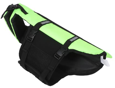 Toyvian Chaleco Salvavidas para Perros Ajustable Chaleco de Seguridad Reflectante de Alta Visibilidad para Pasear Perros