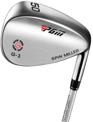 Cunei di sabbia per mazze da golf, per uomini e donne, mani destrorse, 50/52/54/56/58/60/62 gradi, con facile controllo della distanza (50 gradi, argento)