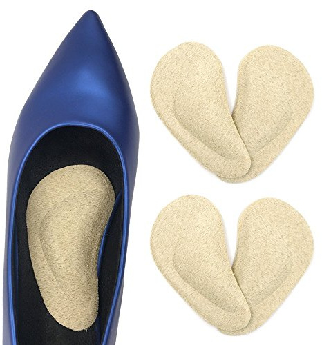 CAREOR 2 Pairs Arch Support Insoles, for Plantar Fasciitis/Fallen Arches/Heel Spurs/Metatarsal Pads/Shock Absorbers for Women and Men (Khaki)