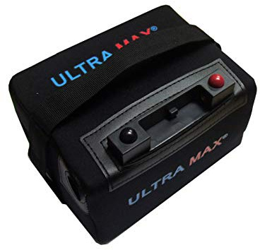 ULTRAMAX - Carro de golf con batería de fosfato de litio (12 V, 18 Ah, 27 agujeros)