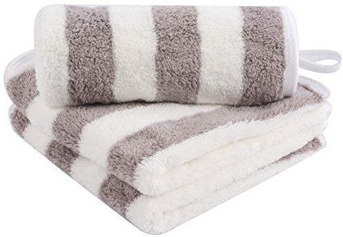 VIVOTE Microfaser Waschlappen Make-up Entferner Tuch Waschbar Abschminktücher Ultraweich Waschlappen Gesicht Wiederverwendbar 30cmx30cm violett 3Pack