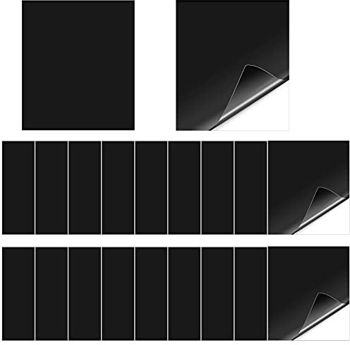 Zonon Kit de Réparation de Patch Gonflable en TPU Patch de Piscine Auto-Adhésif Kit de Patchs de Réparation Rustine de Piscine de Matelas Pneumatiques Outil de Réparation (Noir)