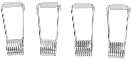 Chiudiporta con Cerniera a Molla, Chiudiporta per Camera da Letto in Acciaio Inox a Chiusura Automatica 4 Pezzi